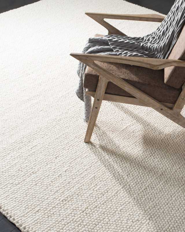 Carisbrooke Cream Hand-Woven Rug, 6' x 9'